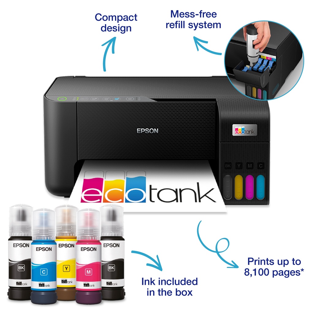Epson EcoTank L3270 All-in-One Inkjet Color Printer