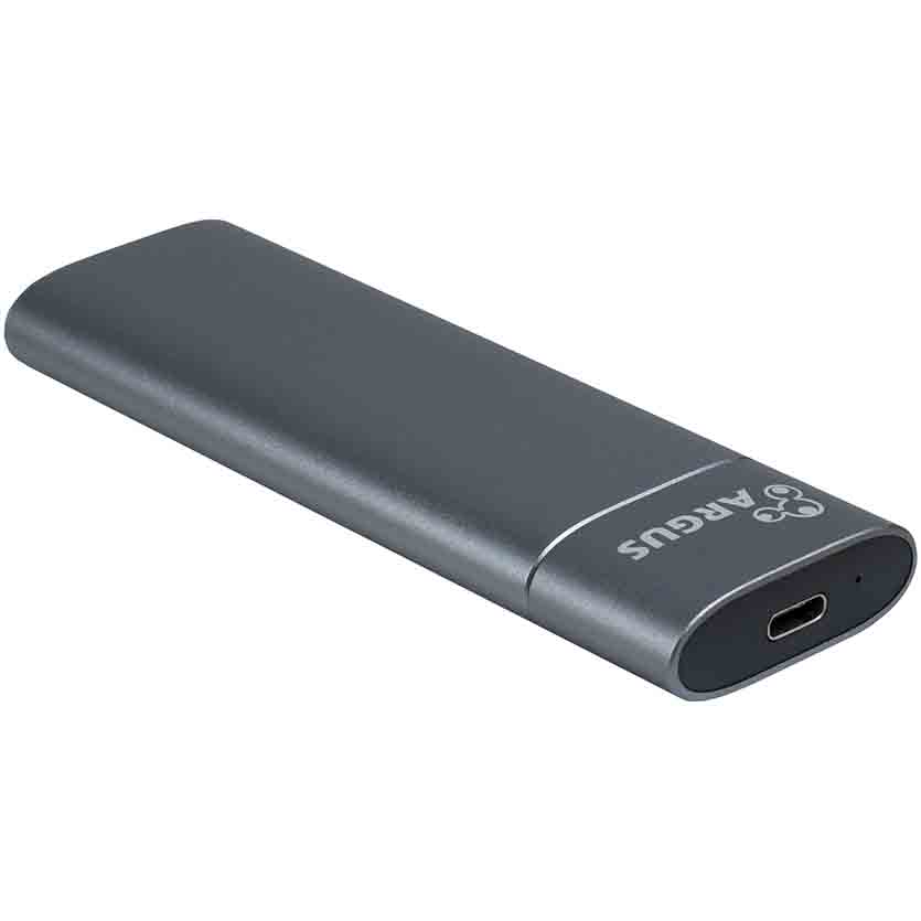 Argus M.2 NVME SSD Case USB3.2 Grey