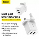 Baseus Charger Wall 2xUSBA 2.1A UK White