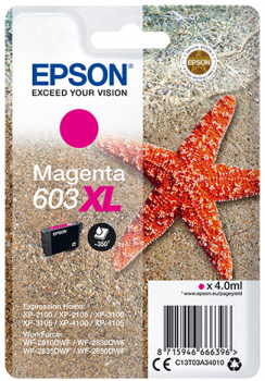 Epson 603XL Magenta Original Ink Cartridge (C13T03A34010)