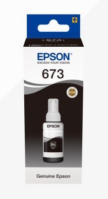 Epson 673 Black Original Ink Bottle 70ml (C13T67314A)