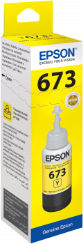 Epson 673 Yellow Original Ink Bottle 70ml (C13T67344A)