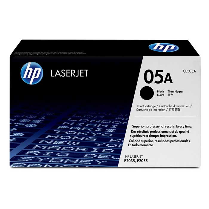 HP 05A Black Original LaserJet Toner Cartridge (CE505A)