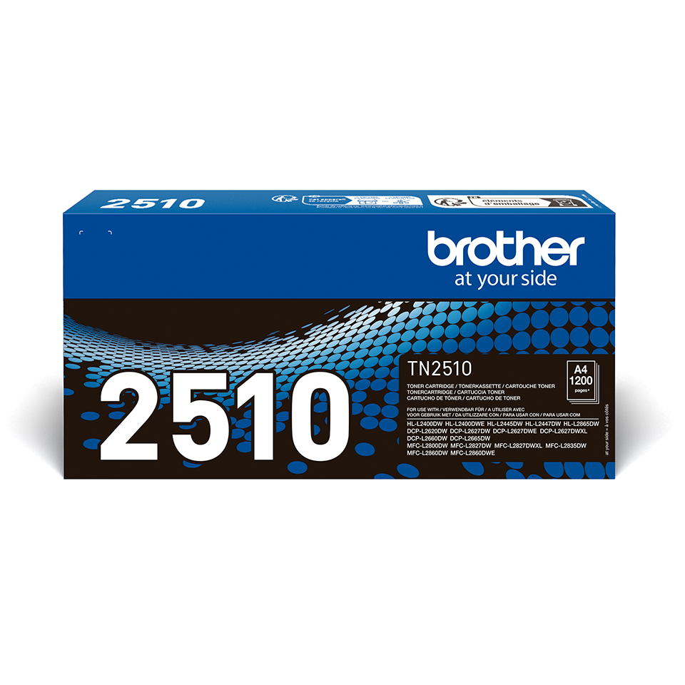 Genuine Brother TN2510XL Toner Cartridge - Black