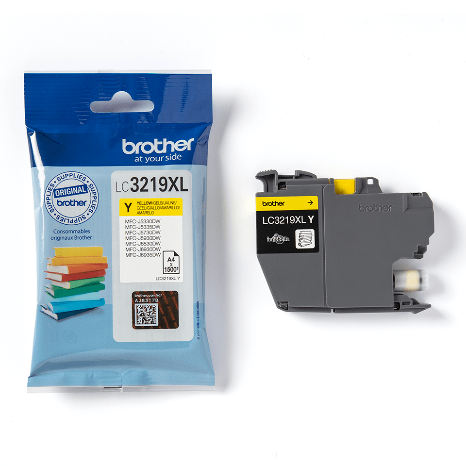 Brother LC3219XL High Yield Yellow Original Ink Cartridge