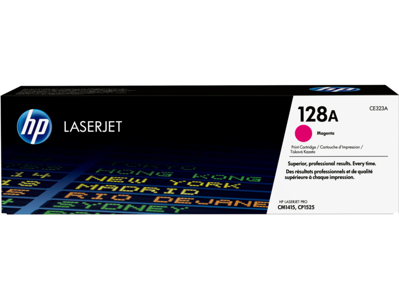 HP 128A Magenta Original LaserJet Toner Cartridge (CE323A)