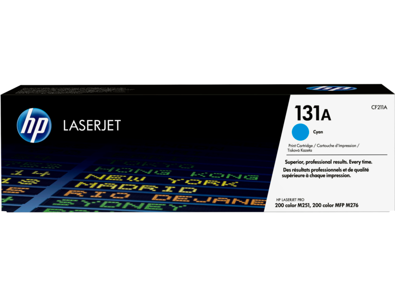 HP 131A Cyan Original LaserJet Toner Cartridge (CF211A)