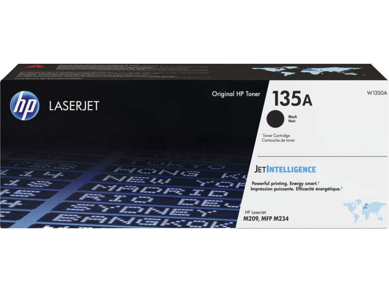 HP 135A Black Original LaserJet Toner Cartridge (W1350A)