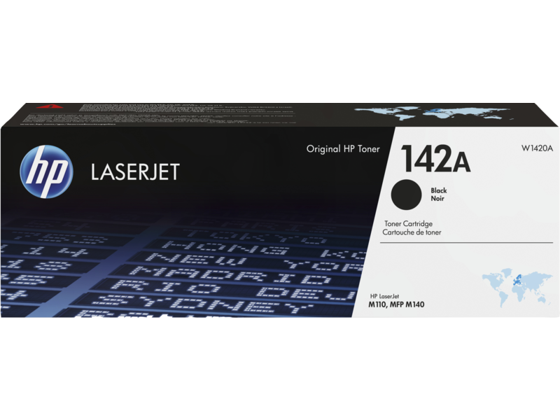 HP 142A Black Original LaserJet Toner Cartridge (W1420A)