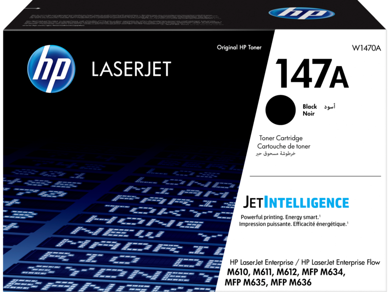 HP 147A Black Original LaserJet Toner Cartridge (W1470A)