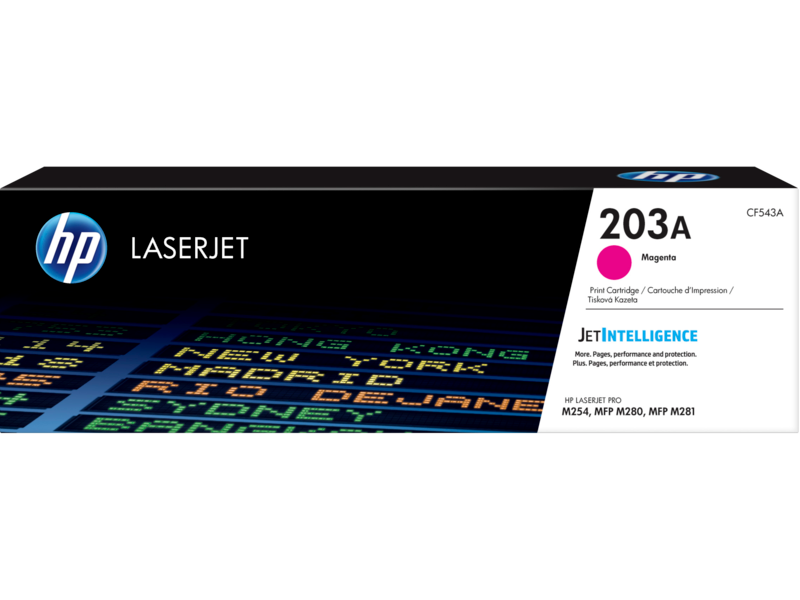 HP 203A Magenta Original LaserJet Toner Cartridge (CF543A)