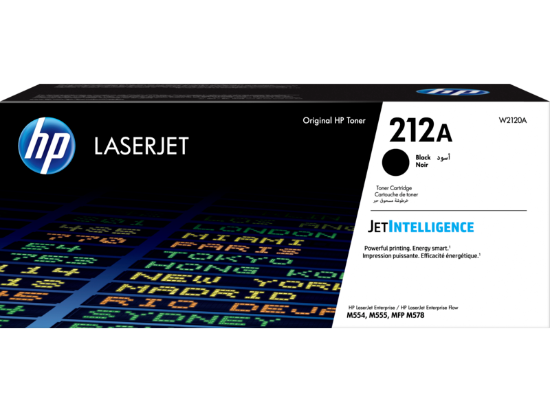 HP 212A Black Original LaserJet Toner Cartridge (W2120A)