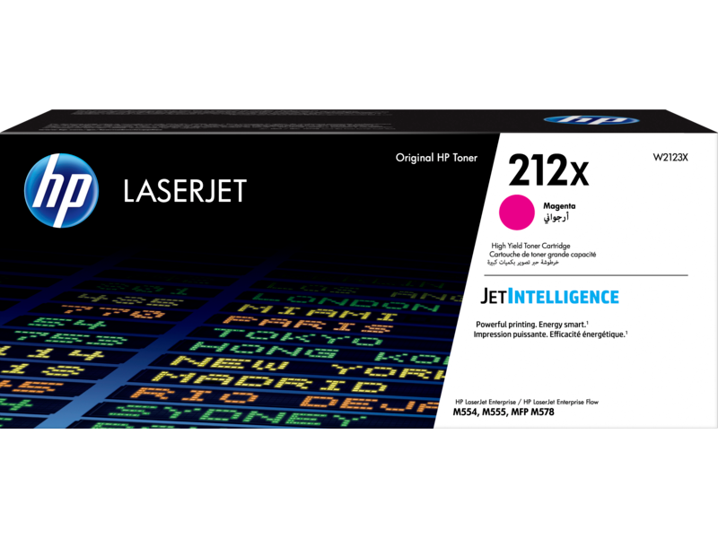 HP 212X High Yield Magenta Original LaserJet Toner Cartridge (W2123X)