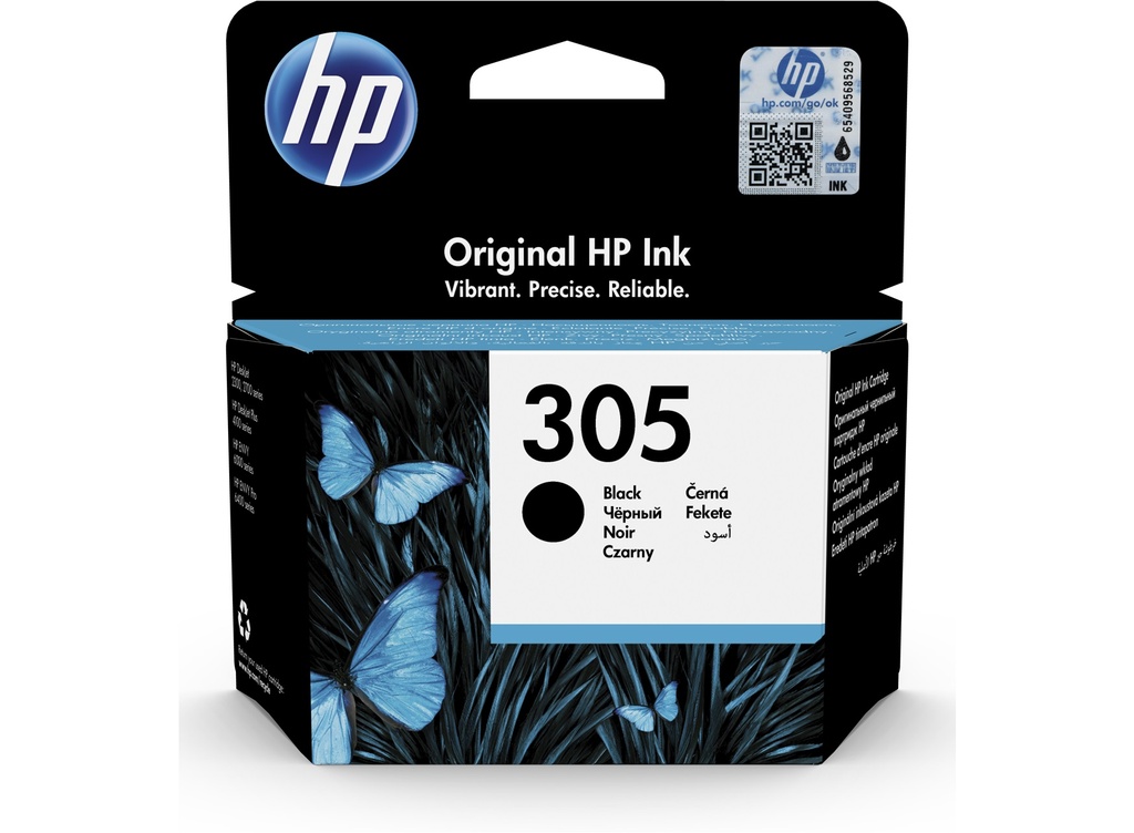 HP 305 Black Original Ink Cartridge (3YM61AE)