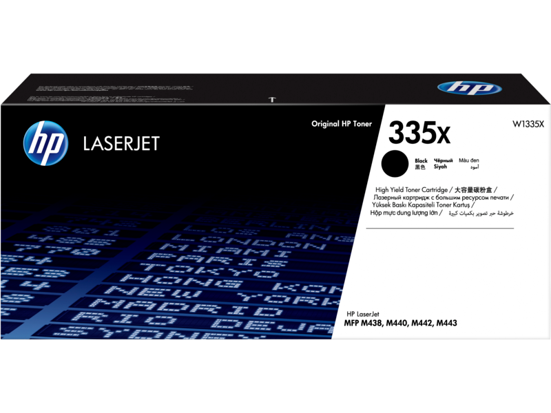 HP 335X High Yield Black Original LaserJet Toner Cartridge (W1335X)