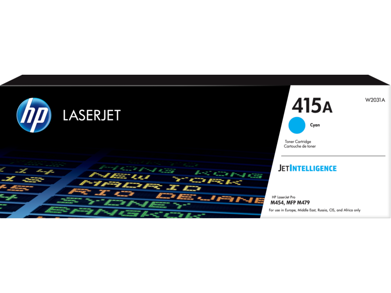 HP 415A Cyan Original LaserJet Toner Cartridge (W2031A)