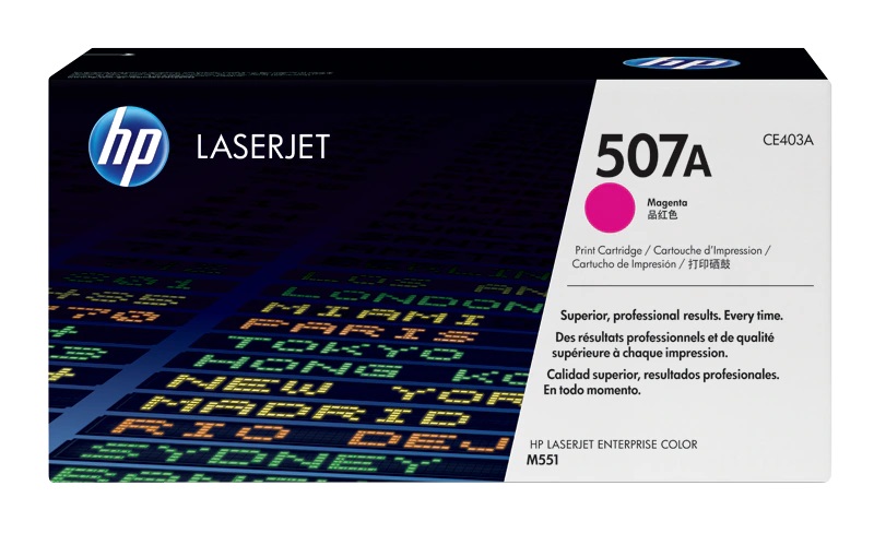 HP 507A Magenta Original LaserJet Toner Cartridge (CE403A)