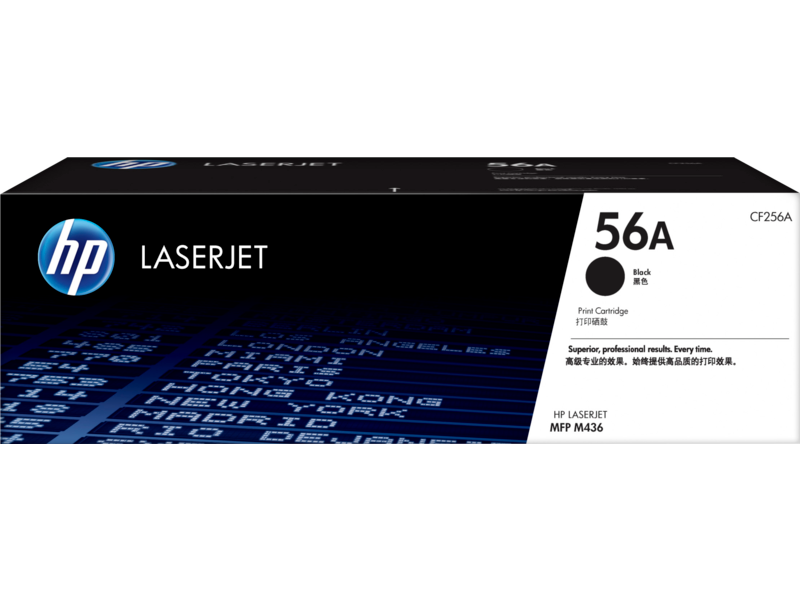 HP 56A Black Original LaserJet Toner Cartridge (CF256A)