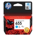 HP 655 Cyan Original Ink Advantage Cartridge (CZ110AE)