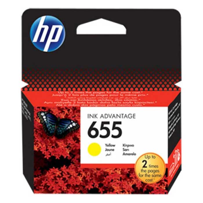 HP 655 Yellow Original Ink Advantage Cartridge (CZ112AE)