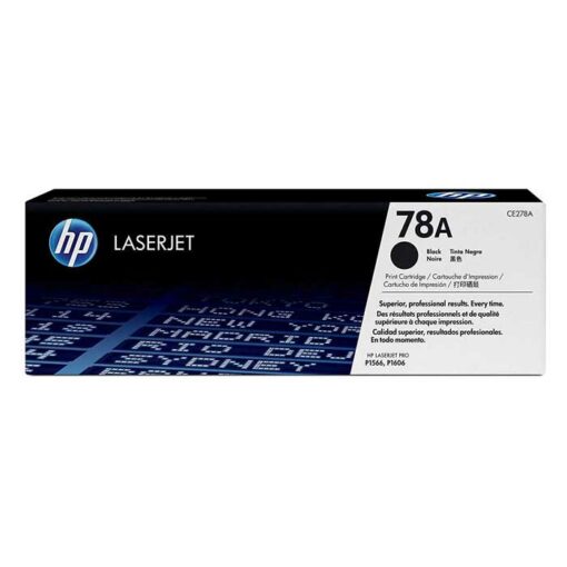 HP 78A Black Original LaserJet Toner Cartridge (CE278A)