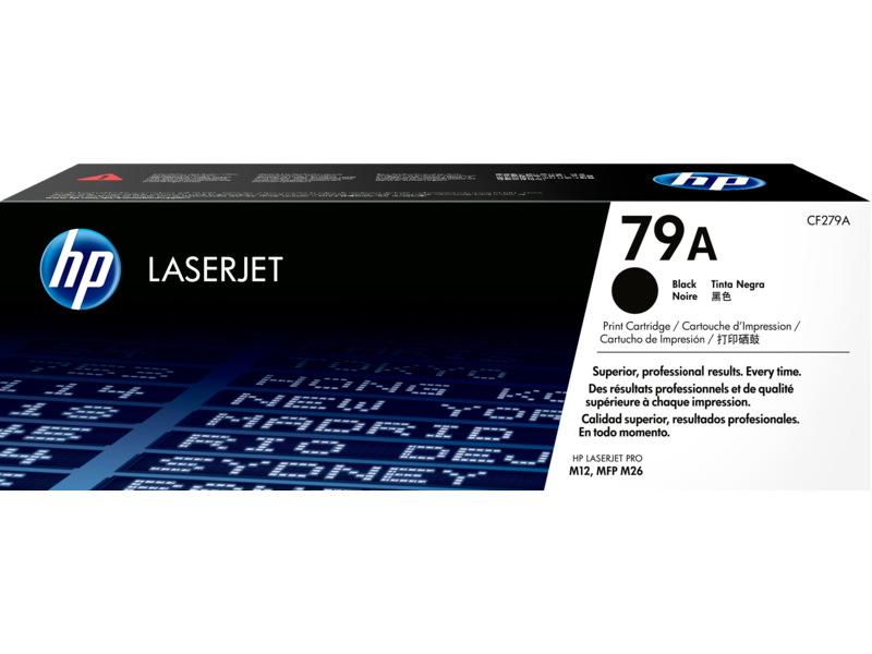 HP 79A Black Original LaserJet Toner Cartridge (CF279A)