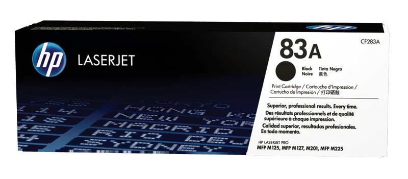 HP 83A Black Original LaserJet Toner Cartridge (CF283A)