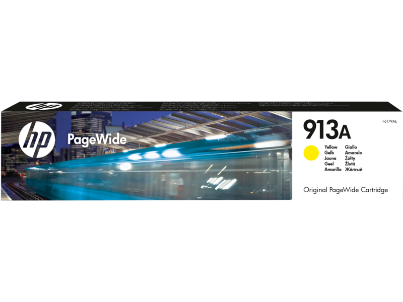 HP 913A Yellow Original PageWide Cartridge (F6T79AE)