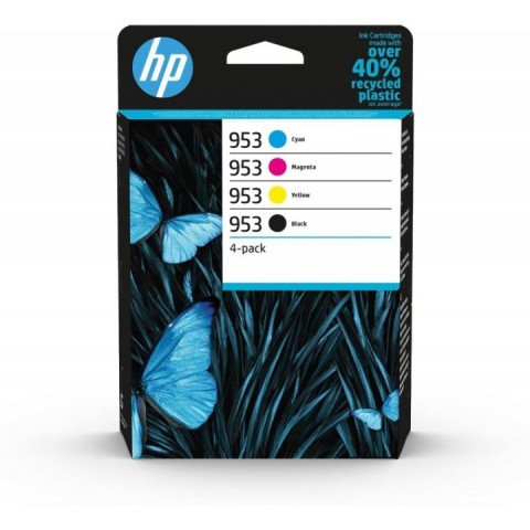 HP 953 4-pack Black/Cyan/Magenta/Yellow Original Ink Cartridges (6ZC69AE)