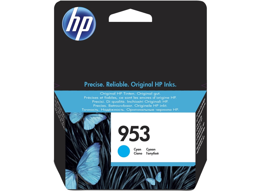 HP 953 Cyan Original Ink Cartridge (F6U12AE)