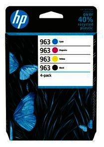 HP 963 Multi-Pack Black/Cyan/Magenta/Yellow Original Ink Cartridge (6ZC70AE)