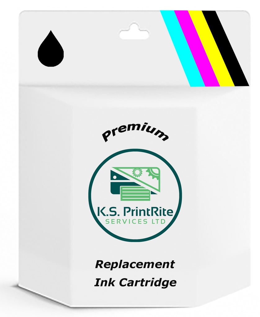 Replacement Epson 502XL High Yield Black Ink Cartridge (C13T02W14010)