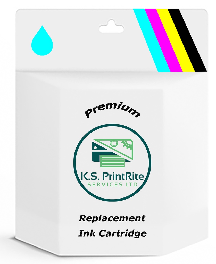 Replacement Epson 603XL Cyan Ink Cartridge (C13T03A24010)