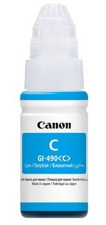 Canon GI-490 Cyan Original Ink Bottle 135ml (GI490)