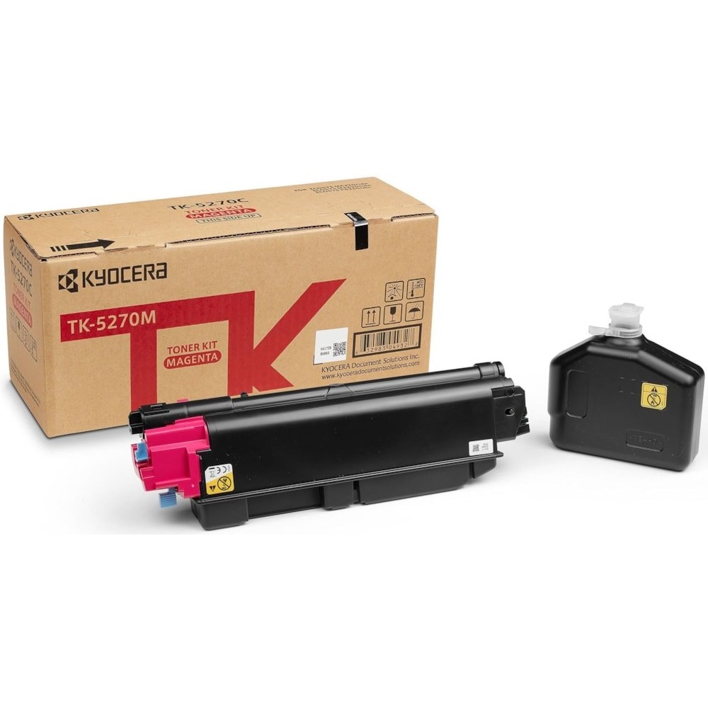 Kyocera TK5270 High Yield Magenta Original Laser Toner Cartridge (TK-5270)
