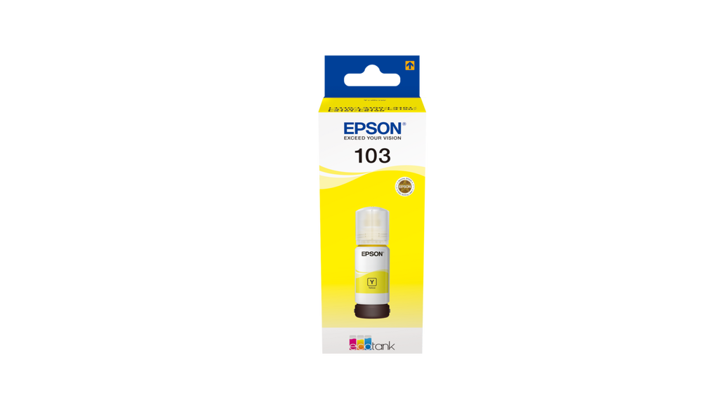 Epson 103 Yellow Original Ink Bottle 65ml (C13T00S44A)