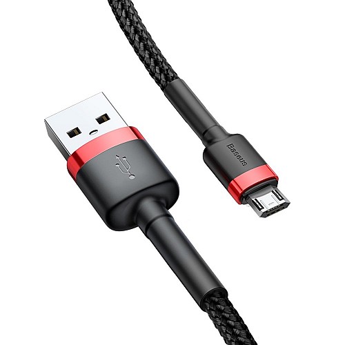 Baseus Cafule Braided MicroUSB Cable 2.0A 3.0m Red