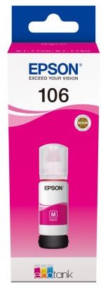 Epson 106 Magenta Original Ink Bottle 140ml (C13T00R340)