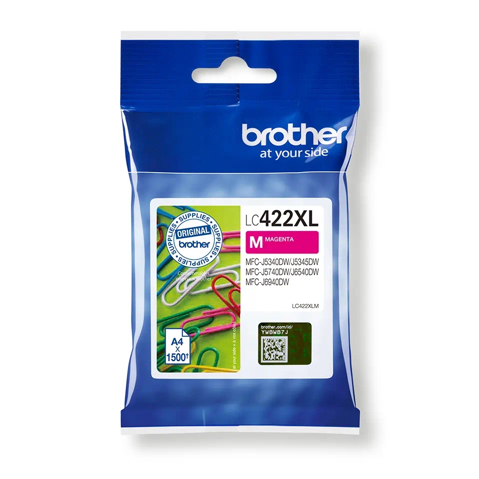 Brother LC422XL High Yield Magenta Original Ink Cartridge