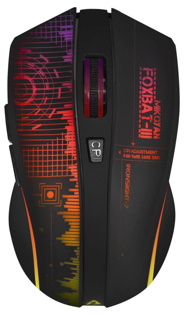 Armaggeddon Foxbat 3 Ironsight7 Pro-Gaming Wireless Rechargeable Mouse