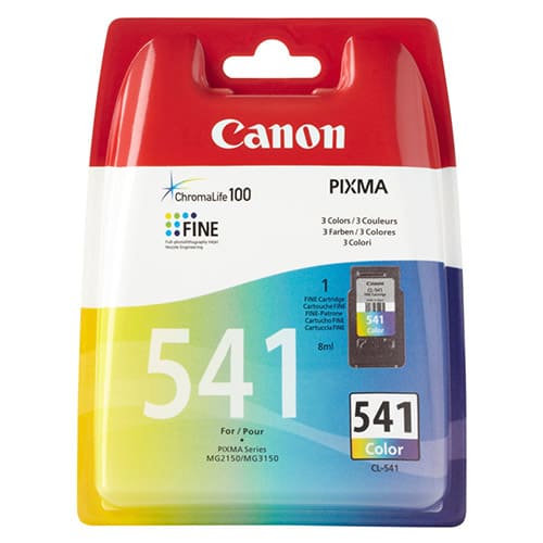 Canon CL-541 Tri-Color Original Ink Cartridge (CL541)