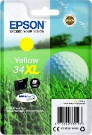 Epson 34XL Yellow Original Ink Cartridge (C13T34744010)