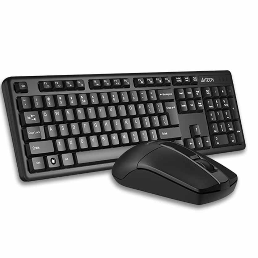 A4 Tech Wireless Keyboard Mouse Combo 3330N