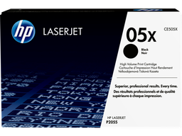 HP 05X High Yield Black Original LaserJet Toner Cartridge (CE505X)