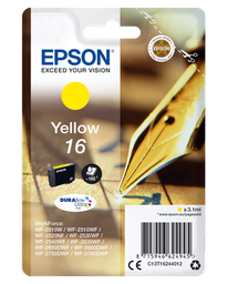 [C13T16244012] Epson 16 DURABrite Ultra Ink Yellow Original Ink Cartridge (C13T16244012)