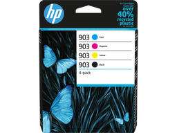 HP 903 4-pack Black/Cyan/Magenta/Yellow Original Ink Cartridges (6ZC73AE)