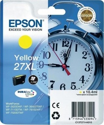 Epson 27XL Yellow Original Ink Cartridge (C13T27144012)